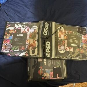 3PCK XXL PSD Men's Graphic Boxer Briefs - Multicolor